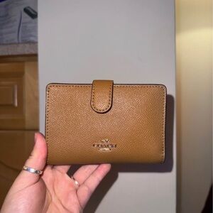 Coach Tan Leather Wallet